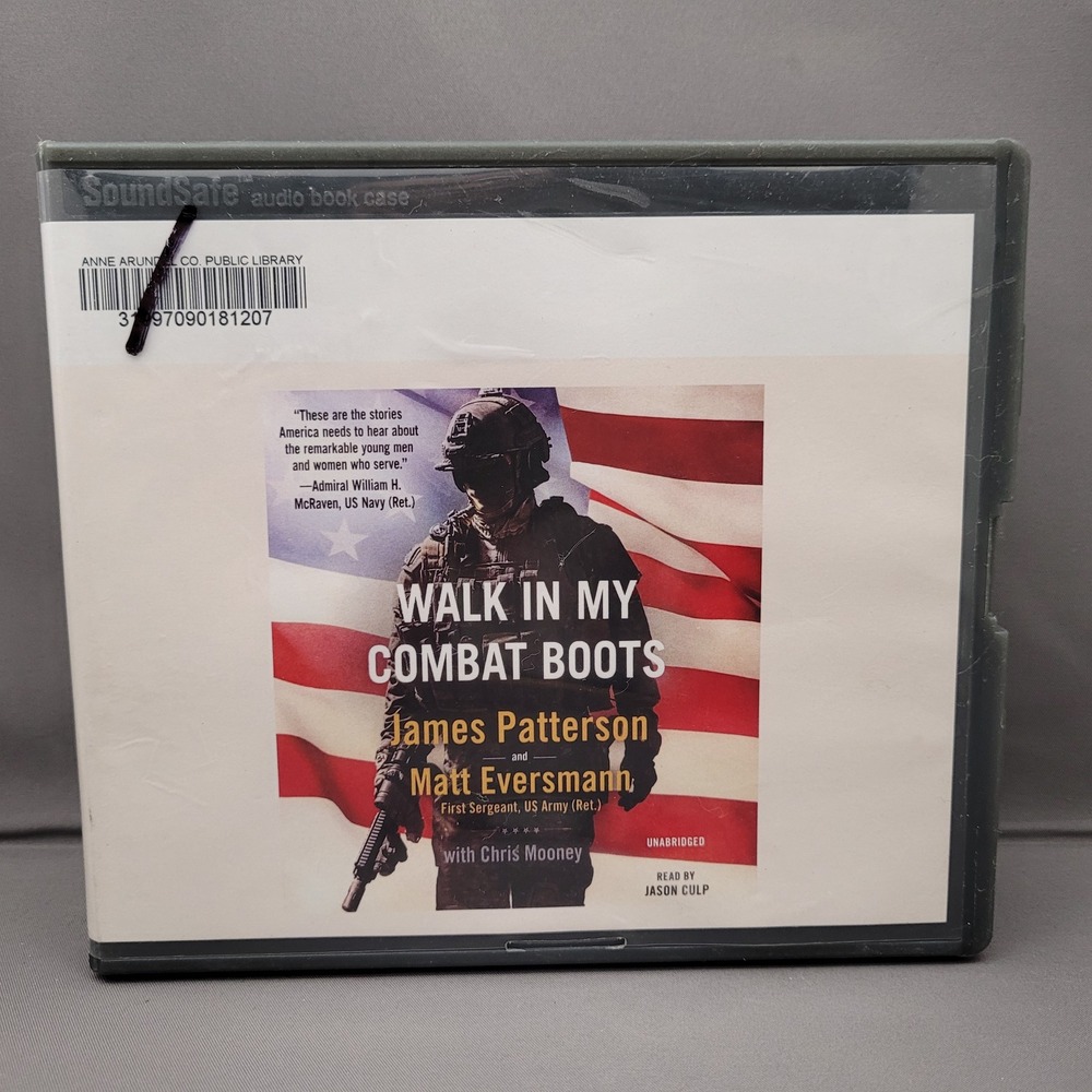 Walk in My‎ Combat Boots (Audio CD, 2021) James Patterson and Matt Eversmann